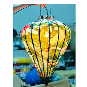 Vietnamese Hoi An bamboo silk lantern 35cm - Wedding lamp. Garden lantern. Waterproof lantern outdoor from Vietnam factory