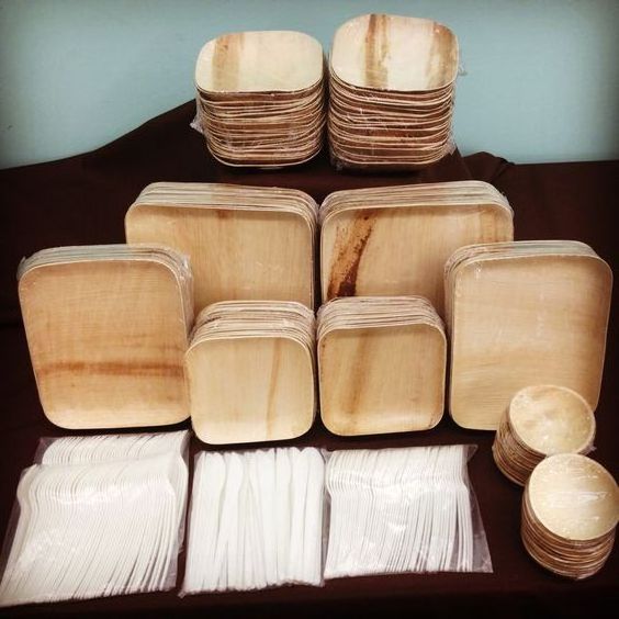 Top quality Disposable Bamboo Plates, Areca leaf products Best price for Export in Vietnam