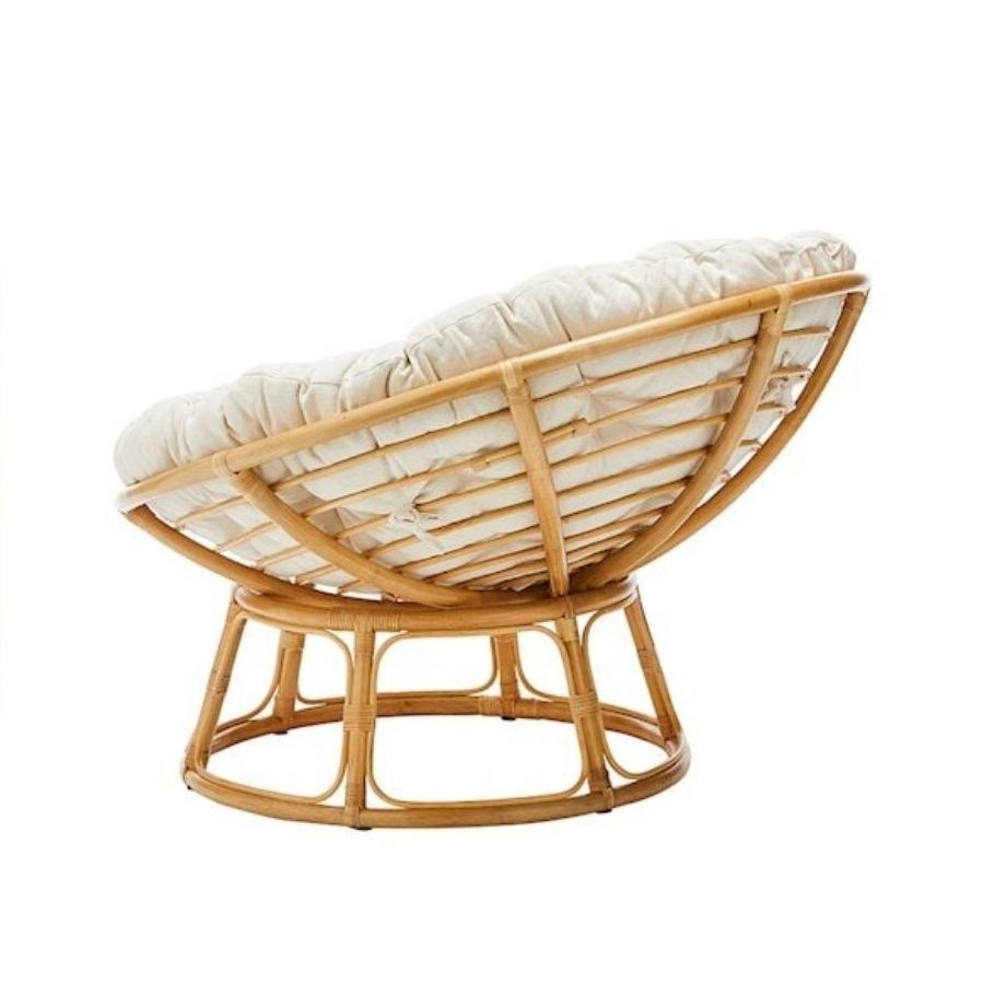 Hot Sale Comfortable Rattan Papasan Chair with Cushion Vietnamese Furniture Best Price 99GD