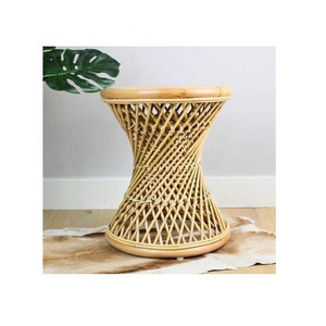 Wholesale Natural Rattan Ottoman/ Rattan Stool Durable Outdoor/Indoor from Vietnam 99GD