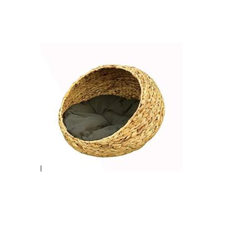 Water Hyacinth Pet House / Rattan Pet House /Pet swinging hanging hammock rattan chair basket