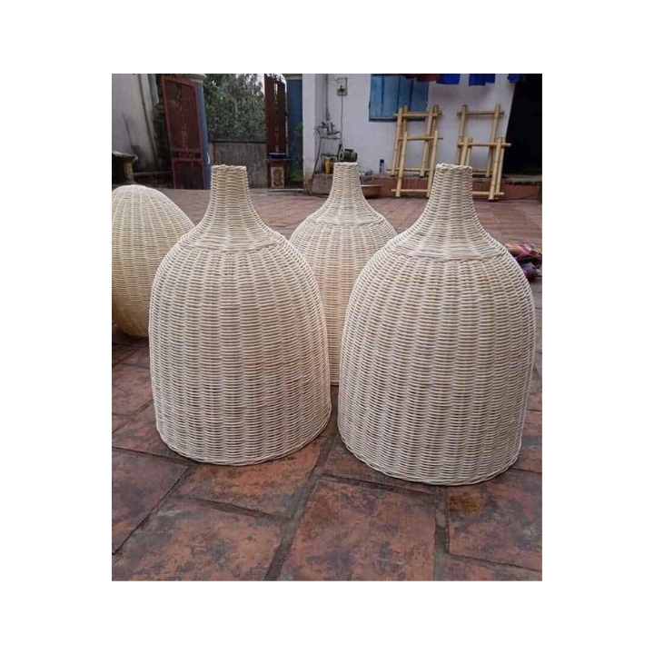 Hot Selling Natural Handmade Bamboo Lampshade With Good Price Vintage Style Chandelier Light for Farmhouse