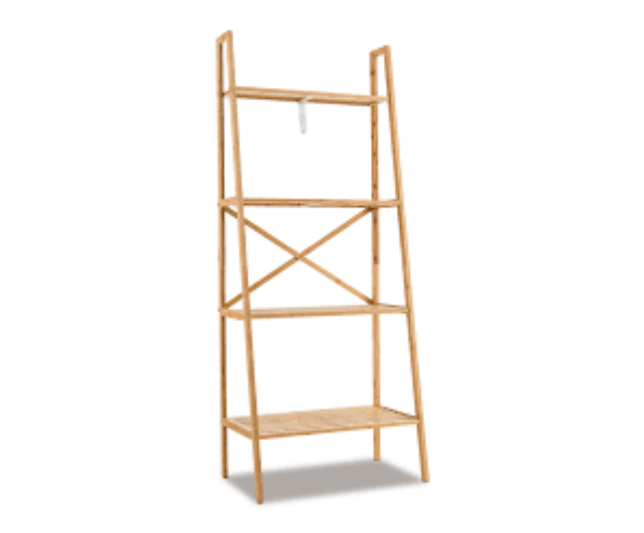 Decoration for Home/ Bedroom/ Restaurant Natural DBamboo Ladder -Bamboo towel clothes blanket ladder