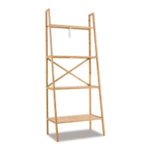 Decoration for Home/ Bedroom/ Restaurant Natural DBamboo Ladder -Bamboo towel clothes blanket ladder