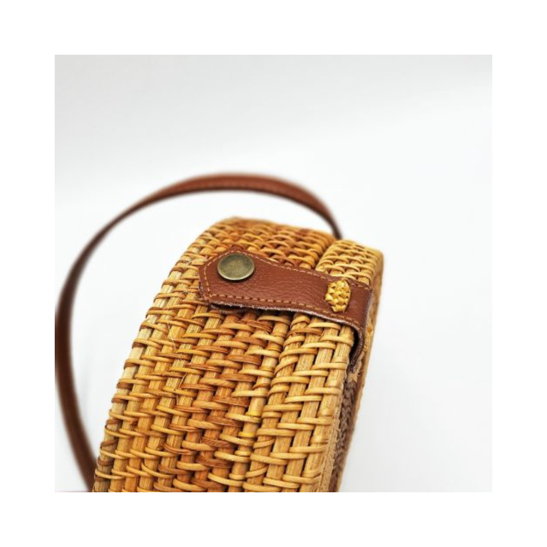 Wholesale In Vietnam Rattan Straw Bag 100% pure natural from vietnamese