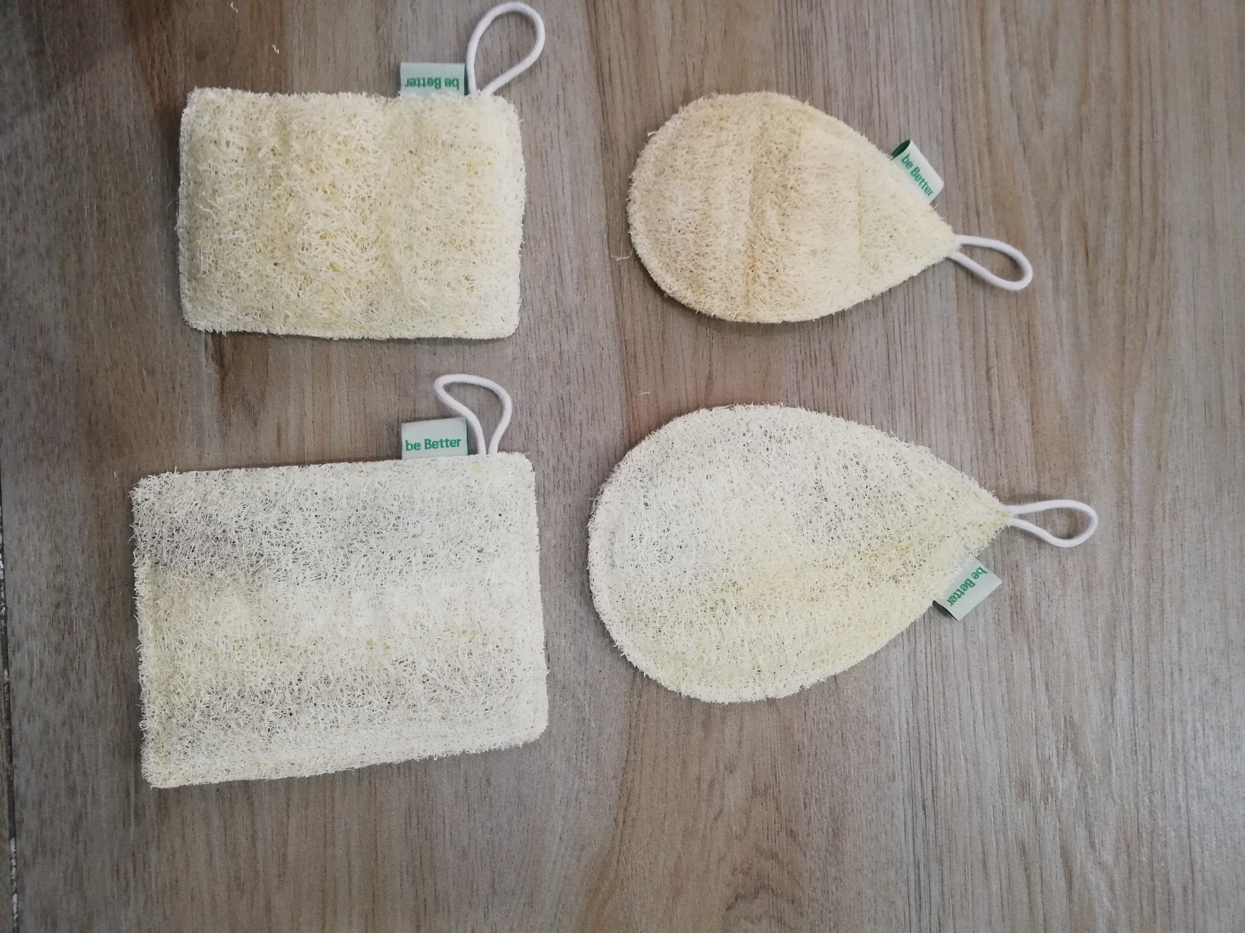 Wholesale skin exfoliating loofah sponge shower foot scrub bath massage luffa loofah pad from Vietnam with Good Price