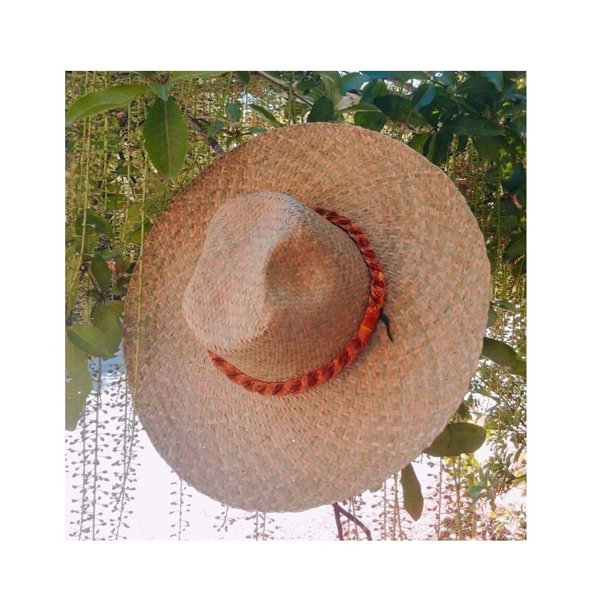 Classic western straw hat - Handmade seagrass Cowboy hat with wide brim for vacation for casual party wedding daily accessories