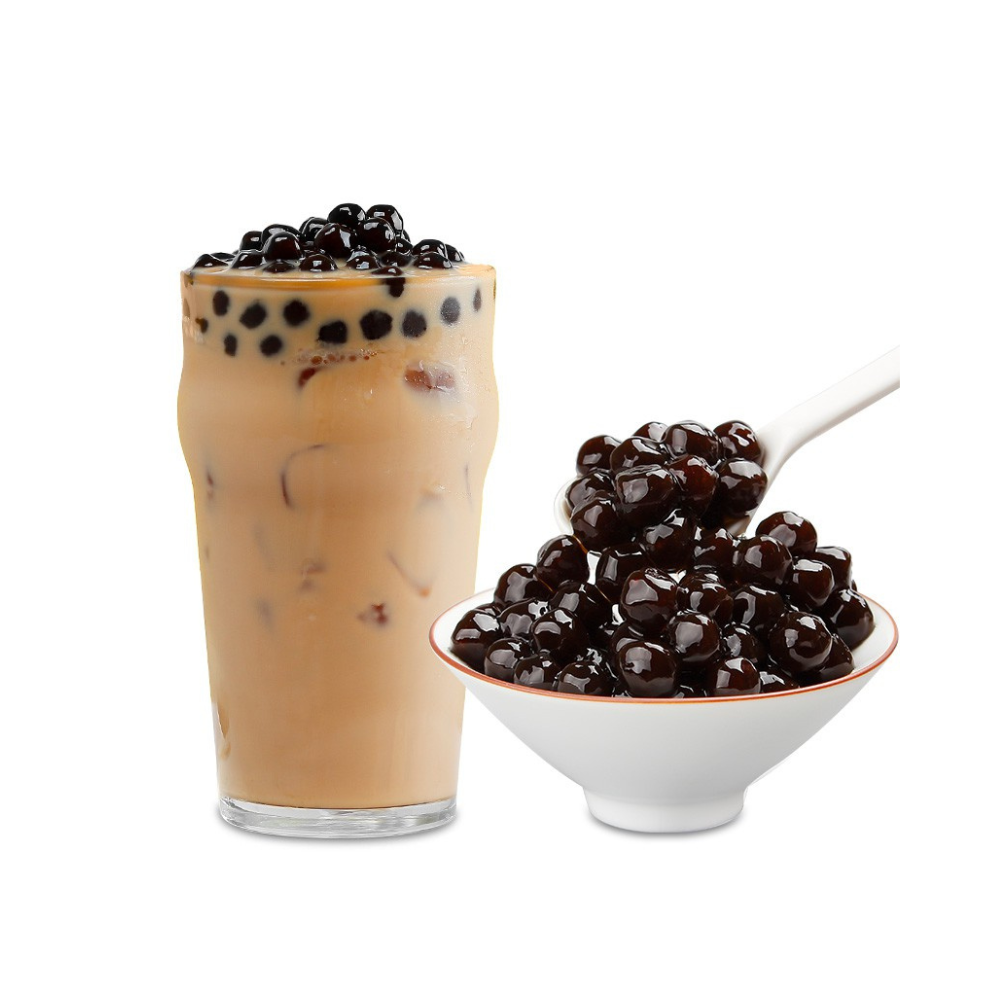 Caramel flavor Black Tapioca Pearls Popping Ball Vietnamese factory wholesale black tapioca pearls for milk tea