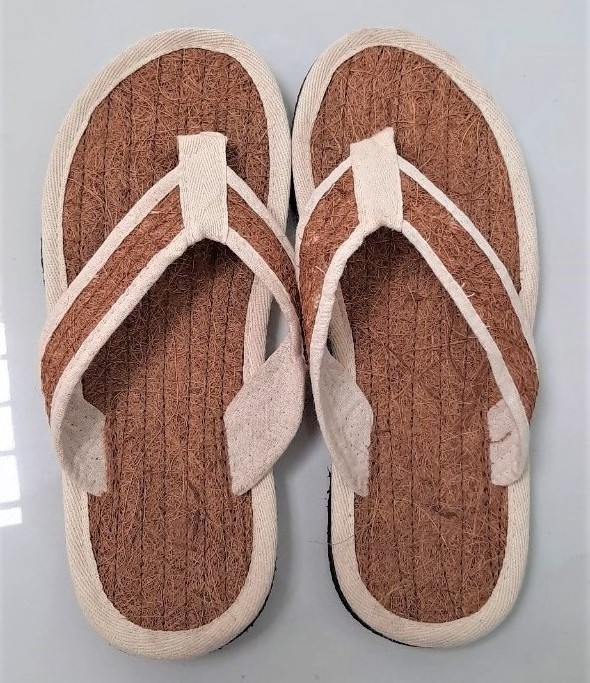 Indoor quite slipper made from Coconut fiber - Coconut coir slippers - Eco-friendly seagrass slipper shoes