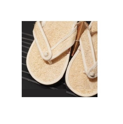 Vietnam Exporting Natural Loofah Slippers - handmade loofah craft for hotel home party wedding gift crafts