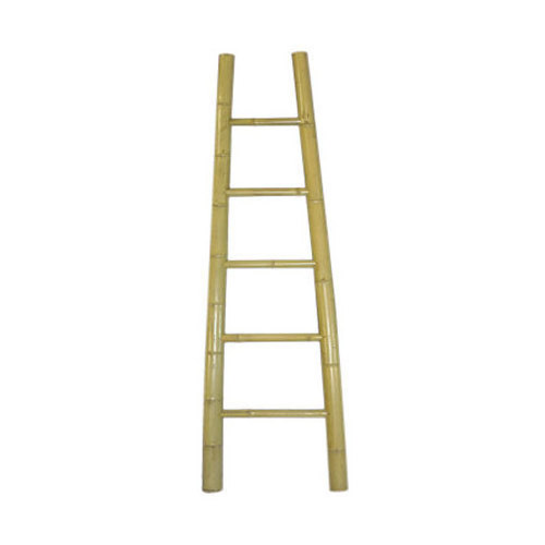 Vietnam factory high quality polished bamboo ladder for decorative ladder and cloth rack in bathroom hotel home wall hanging