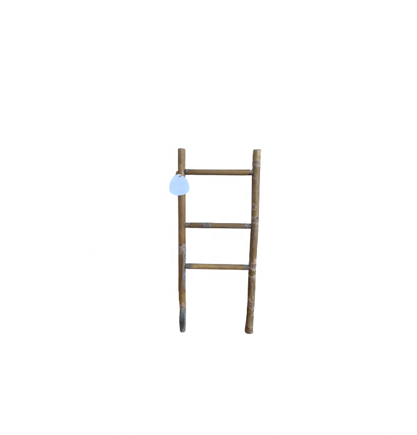 Vietnam Decorative Farmhouse bamboo Blanket Ladder/Rustic Wooden Blanket Ladder Decor home garden bathroom furniture crafts