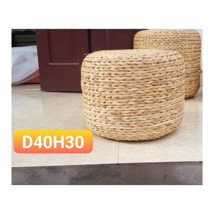 Wholesale Vietnam Handmade Cushions Woven Water Hyacinth Cushion For Home Decoration Yoga or Meditation With the Best Price