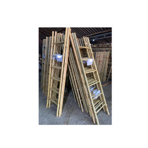 Factory Bamboo towel tower storage ladder - Vertical bamboo step ladder - Bamboo towel rack tower for home hotel decor