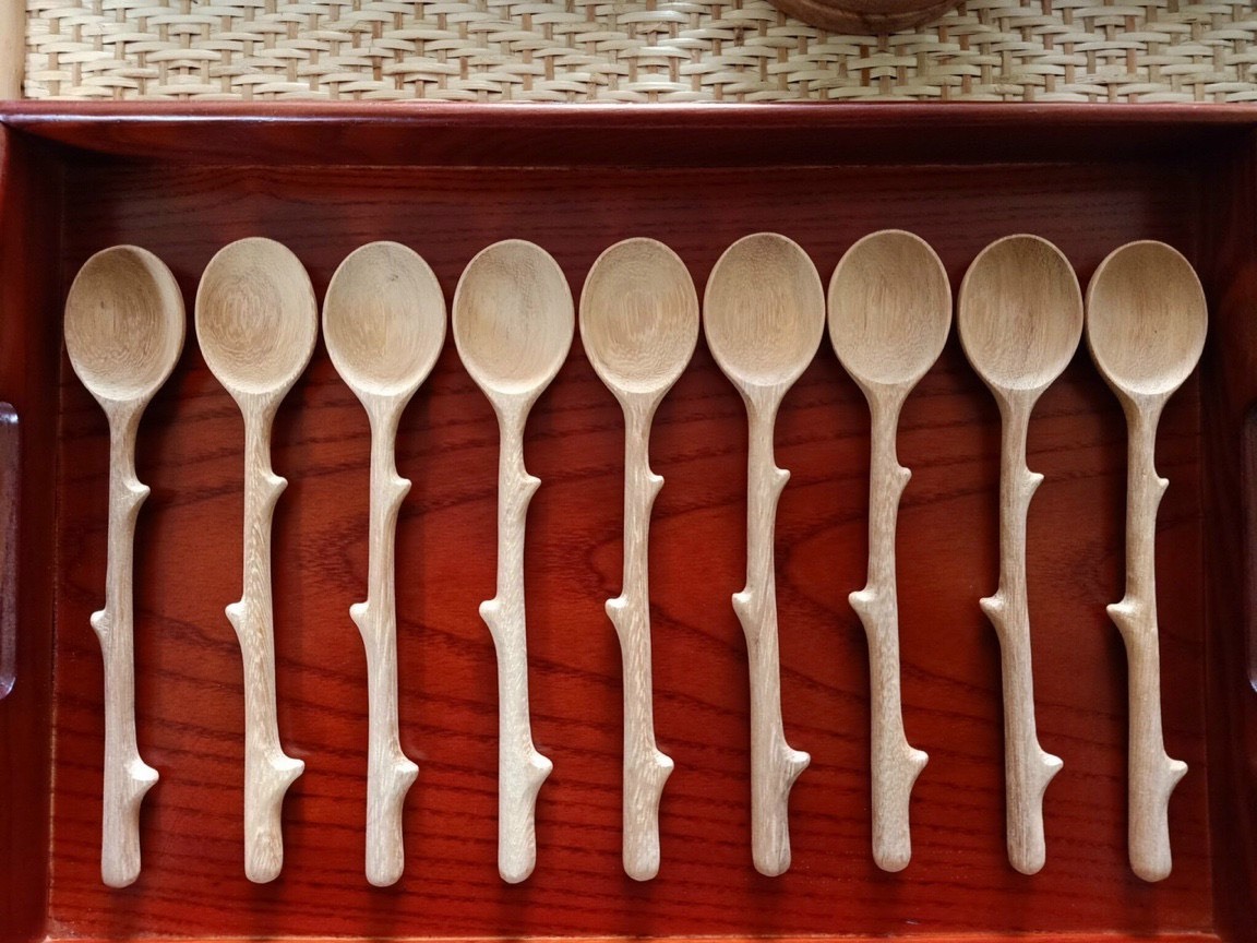 Hand Shaped Wooden Spoon For Soup Use In Hotel Restaurant Dining Table Modern Flatware Made in Vietnam From 99 Gold Data