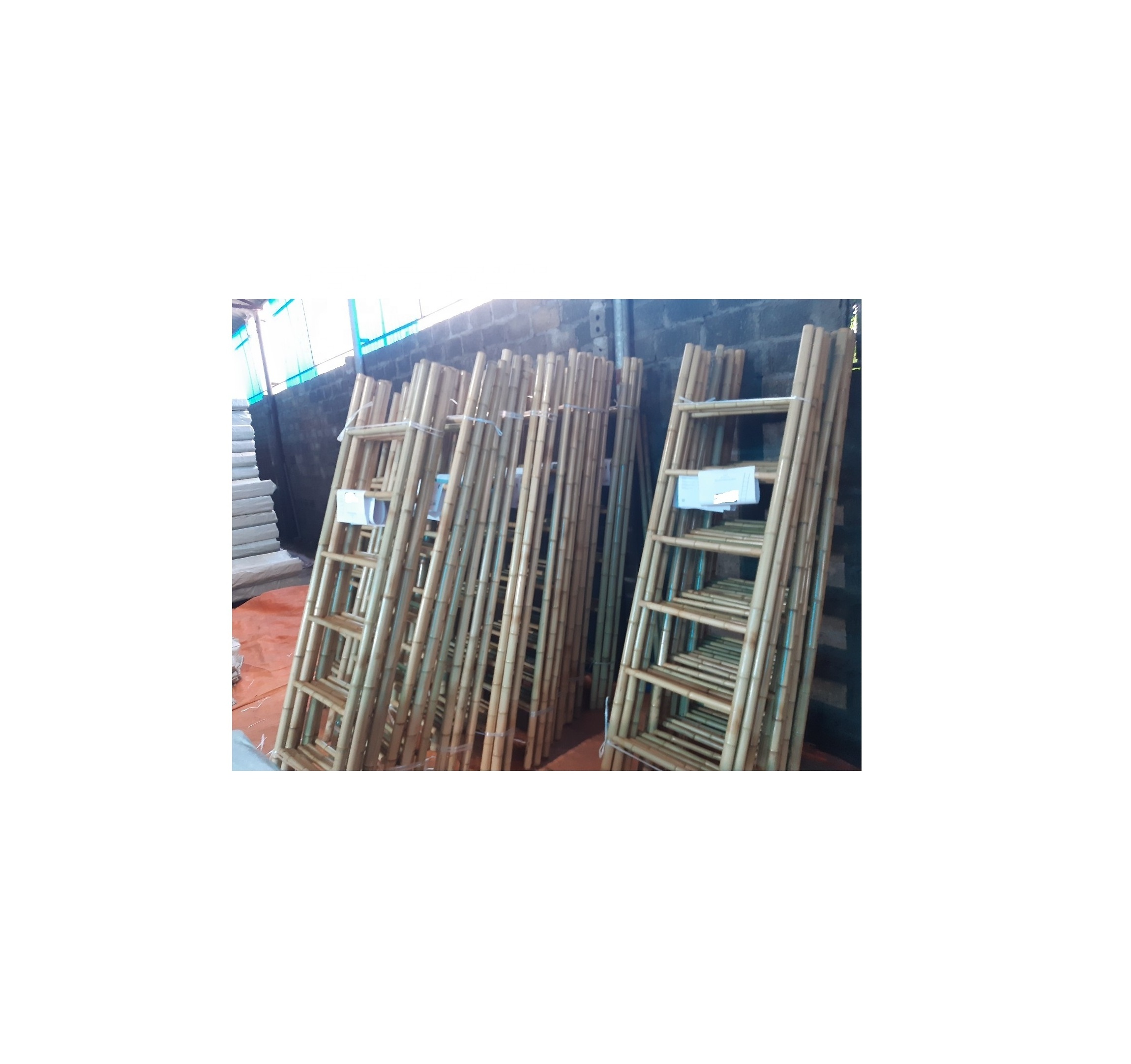 Factory Bamboo towel tower storage ladder - Vertical bamboo step ladder - Bamboo towel rack tower for home hotel decor