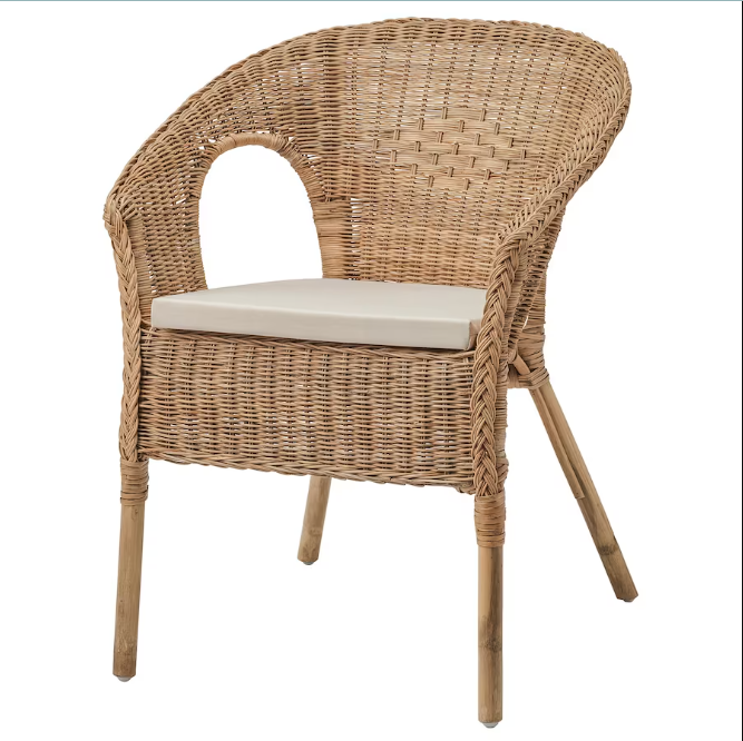 High Quality Natural Rattan Furniture Rattan Papasan Chair Frame Rattan Made in Vietnam 99 Gold