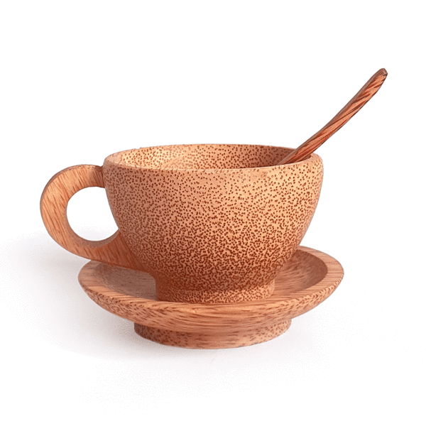 Vietnamese Eco-friendly COCONUT WOOD TEACUP  Premium Quality with Classic Designs for your houses 99GD