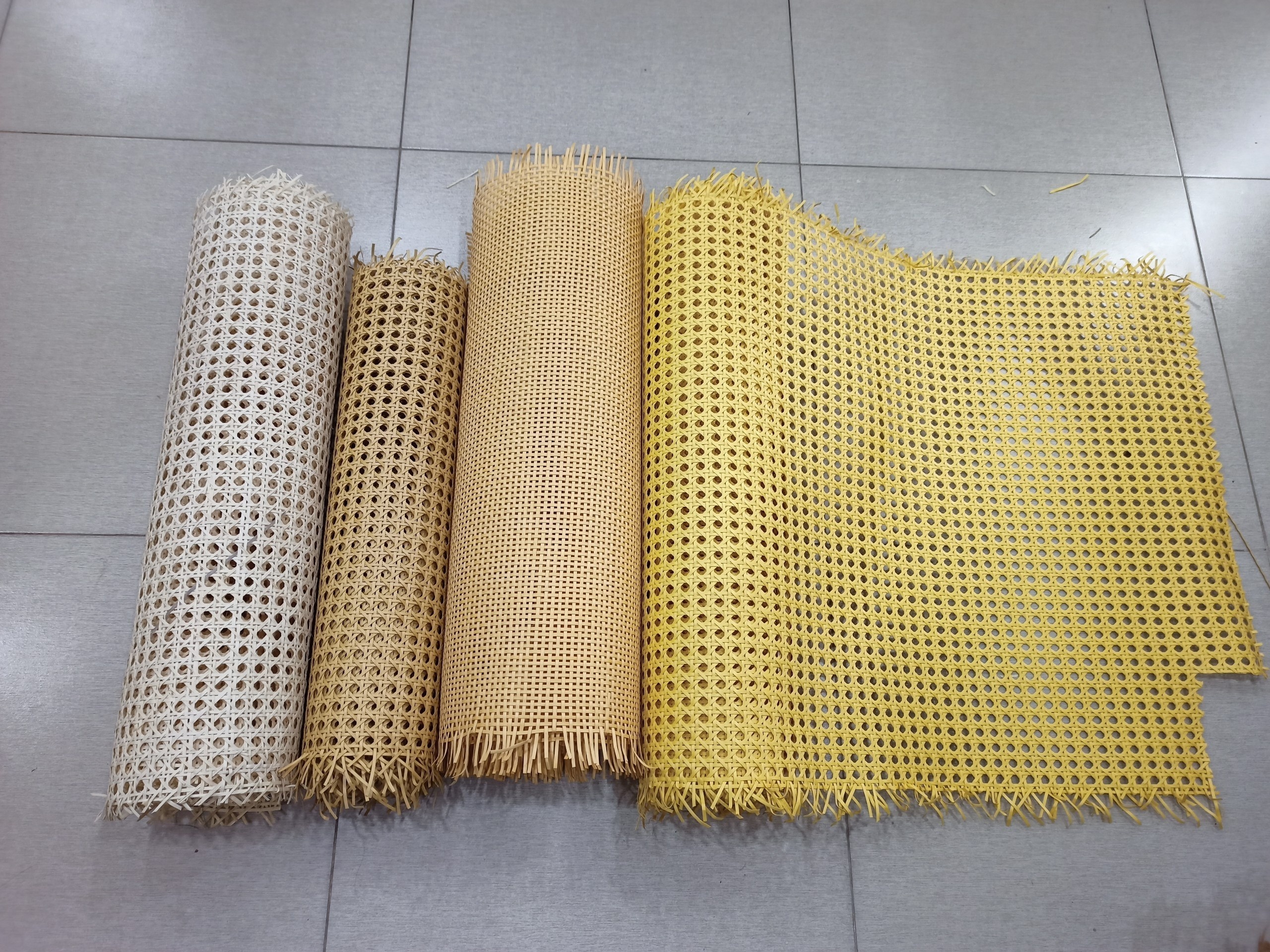 Hot sale Artificial Hexagon Rattan Cane Webbing Material for Wicker Sheet Cabinet garden furniture indoor outdoor in stocked