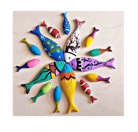 Top Exporter Unfinished Polished Wooden Fish /Wooden Carved Animal For Painting Drawing Ready To Ship