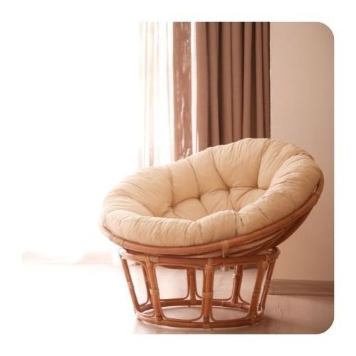 BEST PRICE Outdoor Patio Balcony Rattan Papasan Wicker Chair with cushion wholesale from Vietnam 99GD