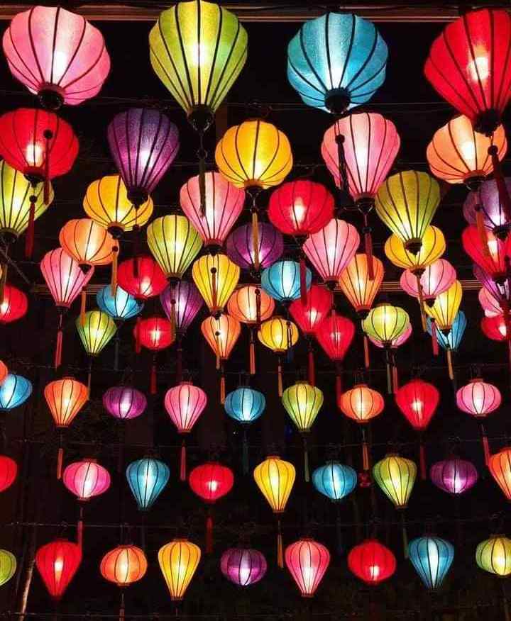 Best Selling Bamboo Silk Lantern / Hoi An Lantern / Vietnamese Silk Lanterns For Decoration