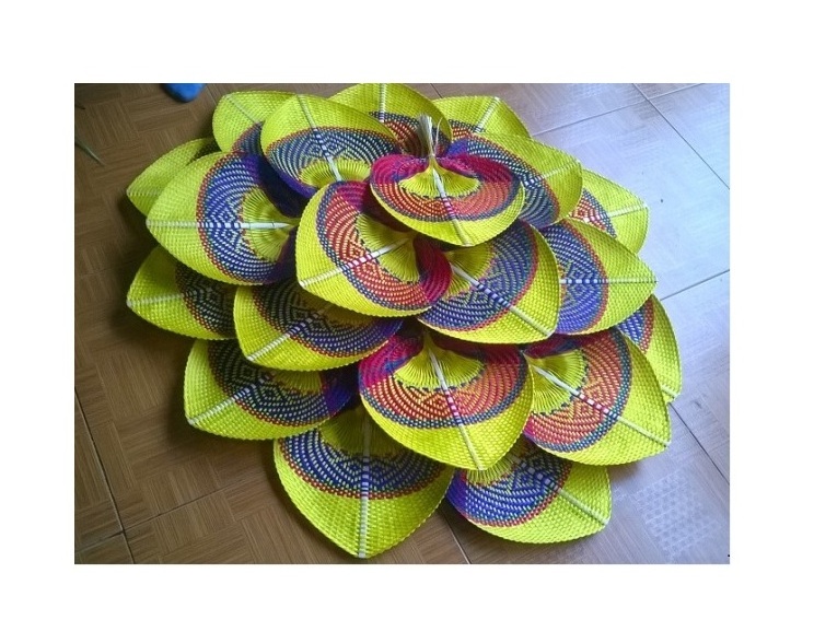 All Nature Bamboo Fan - wedding souvenir fan - Natural Bamboo Fan Wall Hanging Large (Ms. Sandy) 99 Gold Data