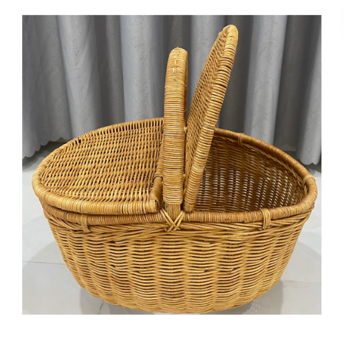 HOT SALE WICKER BASKET LOW PRICE CHEAP SALE - HIGH QUALITY PICNIC FOOD CONTAINING BASKET SALE WITH BEST PRICE NEW TREND SUMMER24