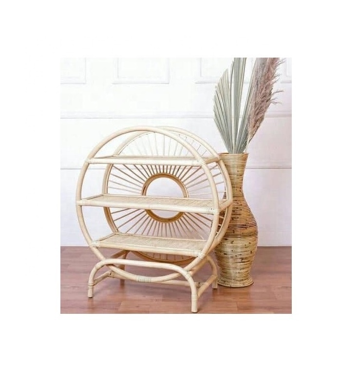 Scandinavian natural rattan hanging swing chair - Vietnam rattan hanging basket chair for living room - Factory rattan furniture