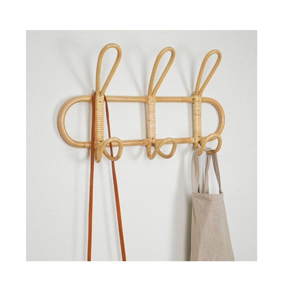 HOT SALE RATTAN HIGH QUALITY RATTAN HANGER HOOK AND RACK VIET NAM