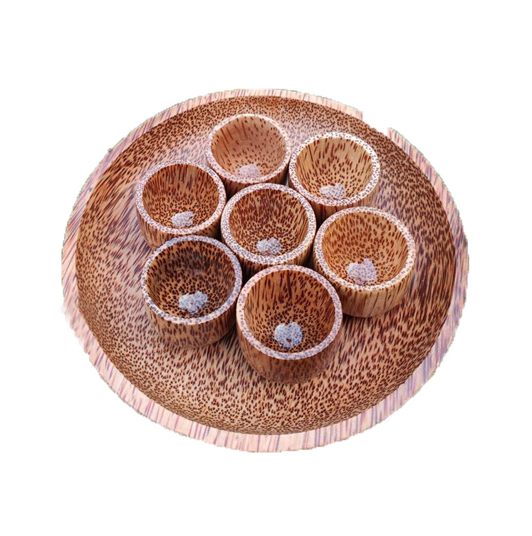 coconut wood Tea Cup at the best online prices coconut wood tea cup set for decorating or drinking 2021