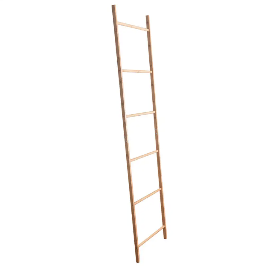 LADDER MADE FROM BAMBOO SELL IN BULK HIGH QUALITY FOR HANGINF CLOTHES IN BATHROOM LUXURY STYLES