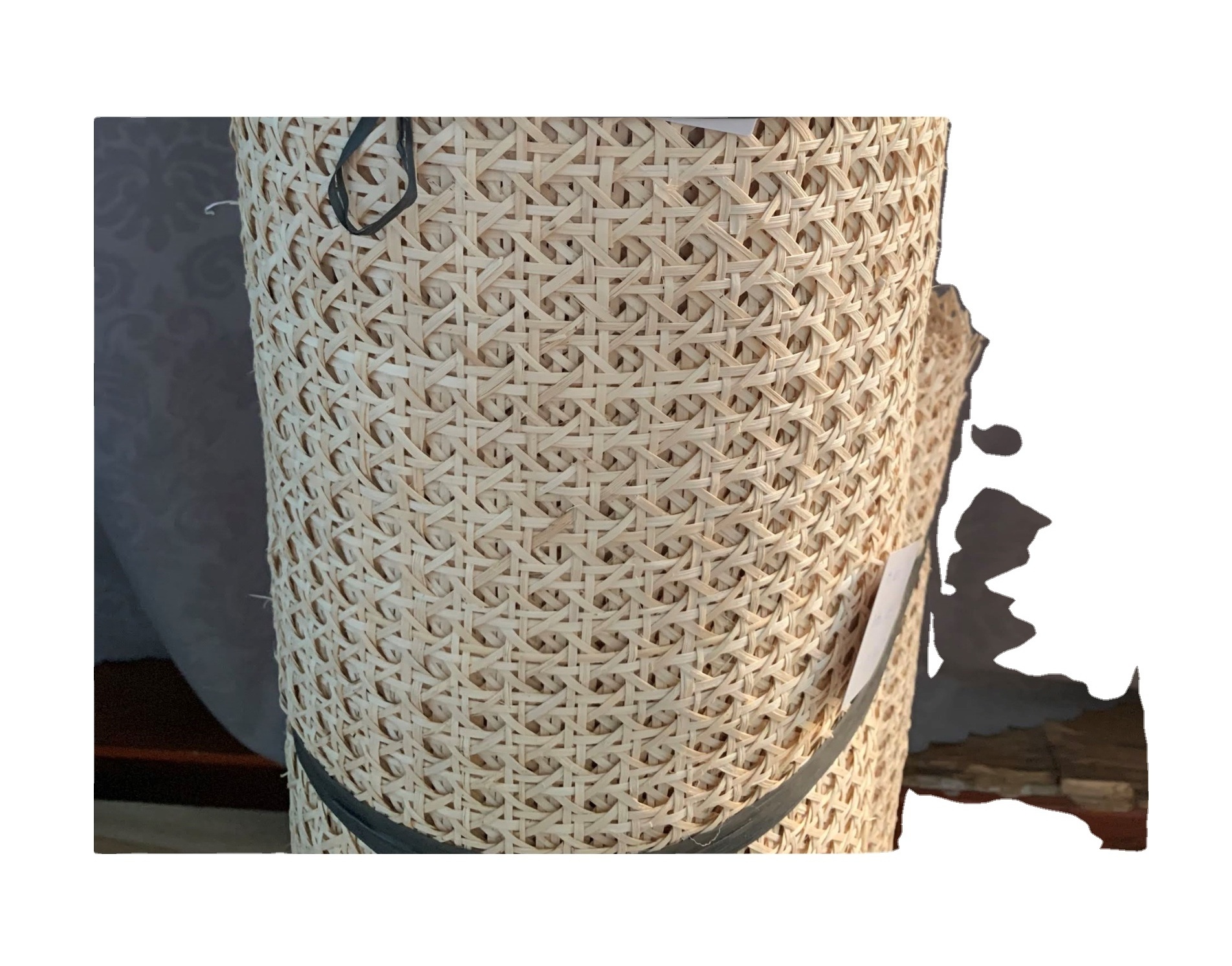 Factory High Quality Natural Mesh Rattan Cane Webbing Roll Woven from 99 Gold Data Vietnam