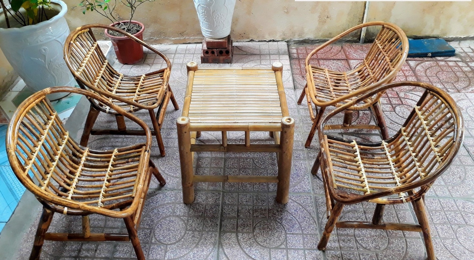 RATTAN PETAL CHAIR OUTDOOR GARDEN FURNITURE FLOWER RATTAN CHAIR (PITA +84 797987481)