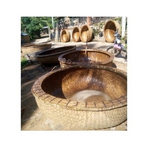 Round fishing boat made from bamboo/ Bamboo coracle boat high quality (Ms.Sandy 84587176063)