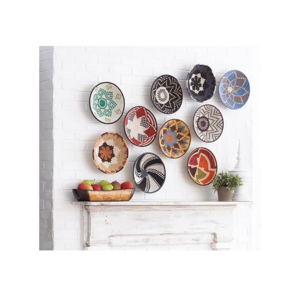 SEAGRASS WALL HANGING PLATES FOR HOME DECORATIVE WITH COLORFUL MADE FROM SKILLED ARTISANS FROM VIETNAM