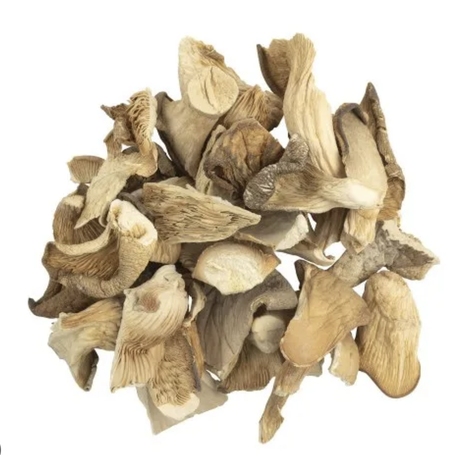 NEW HARVEST OYSTER MUSHROOM AIR DRIED FOR COOKING AND MEDICINE FROM 100% CLEAN MUSHROOM