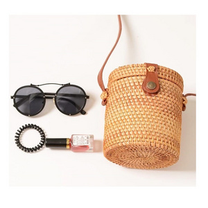 Hot Selling Durable Using Top Quality Summer Handmade Round Bamboo Rattan Bag for women ( whatsapp 0084587176063 Sandy)