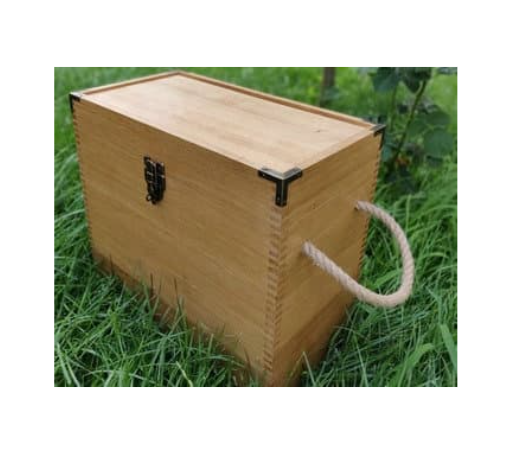 Large wooden Shipping crates with Lids made of 100% Pine wood