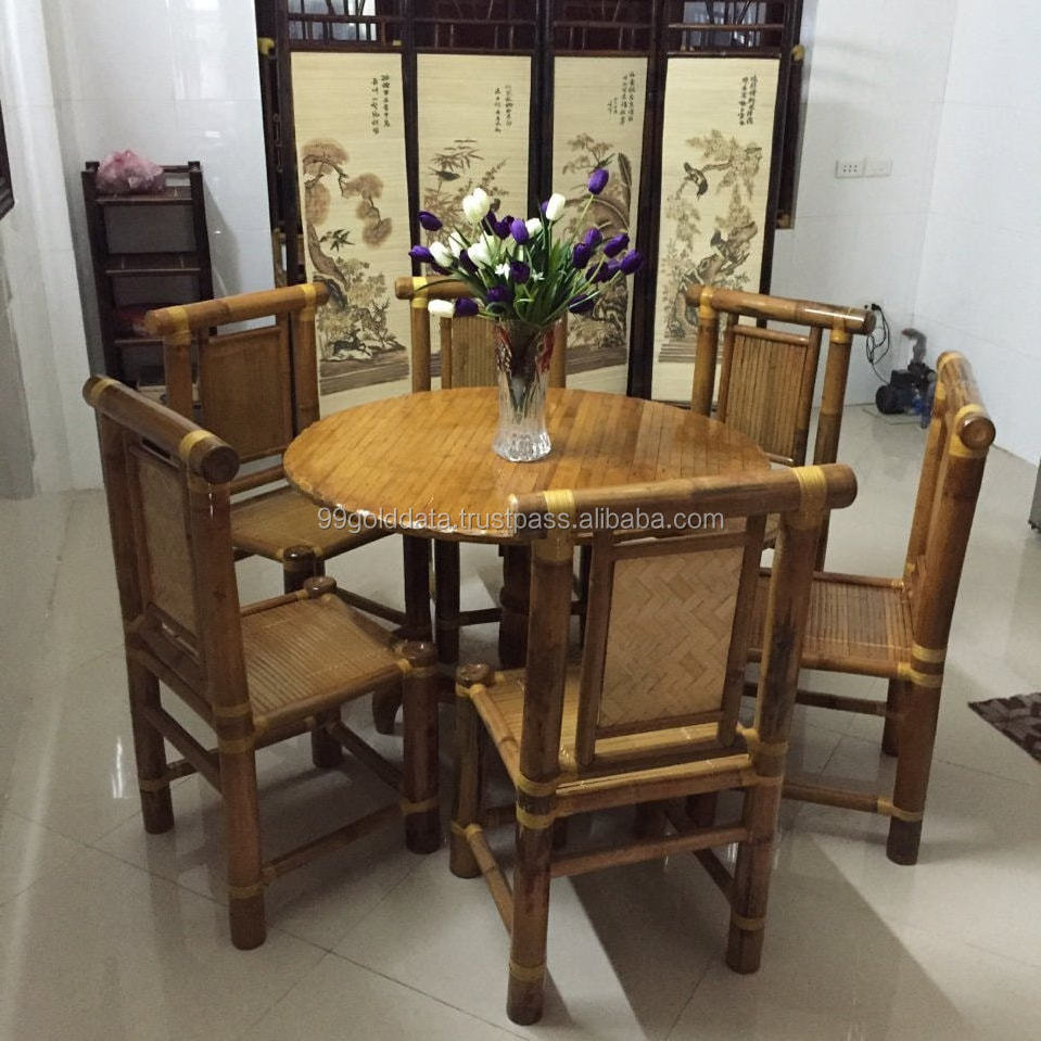 Bamboo chair and table - natural bamboo chairs - Bamboo furniture ( 0084587176063 whatsap Sandy)