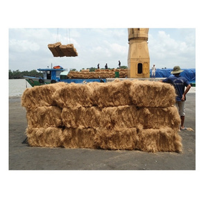 Eco friendly 100% Natural Coir fiber of Coconut / coir fiber bales export from Vietnam/ NATURAL COIR FIBER