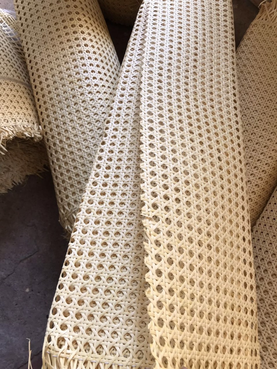 Natural plastic poly rattan webbing roll/Synthetic rattan woven high quality cheap price//Ms.Rachel: +84896436456