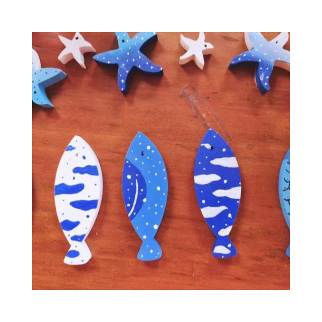 Wholesale in Bulk Unfinished Wooden Fish for Crafting, Home & Room Decor, DIY Craft, Handmade Unfinished Wood Fish