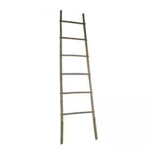 BEST PRICE LADDER MADE FROM BAMBOO UNFOLDABLE FOR HANGING CLOTHES MINIMALISM DECORATION 2023