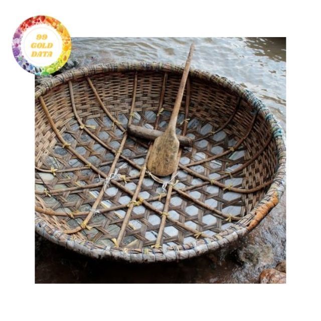 Mini Woven Boat Bamboo coracle Low Price