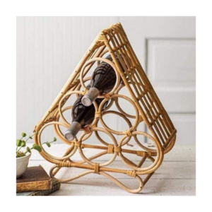 Boho Wicker Rattan Shelf For Decor Home, Restaurant - Vietnam Rattan Wall Shelf Holder cupboard shelves Factory Directly