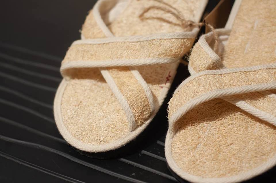 Top Selling Home Slippers Loofah Slippers Luffa Slippers