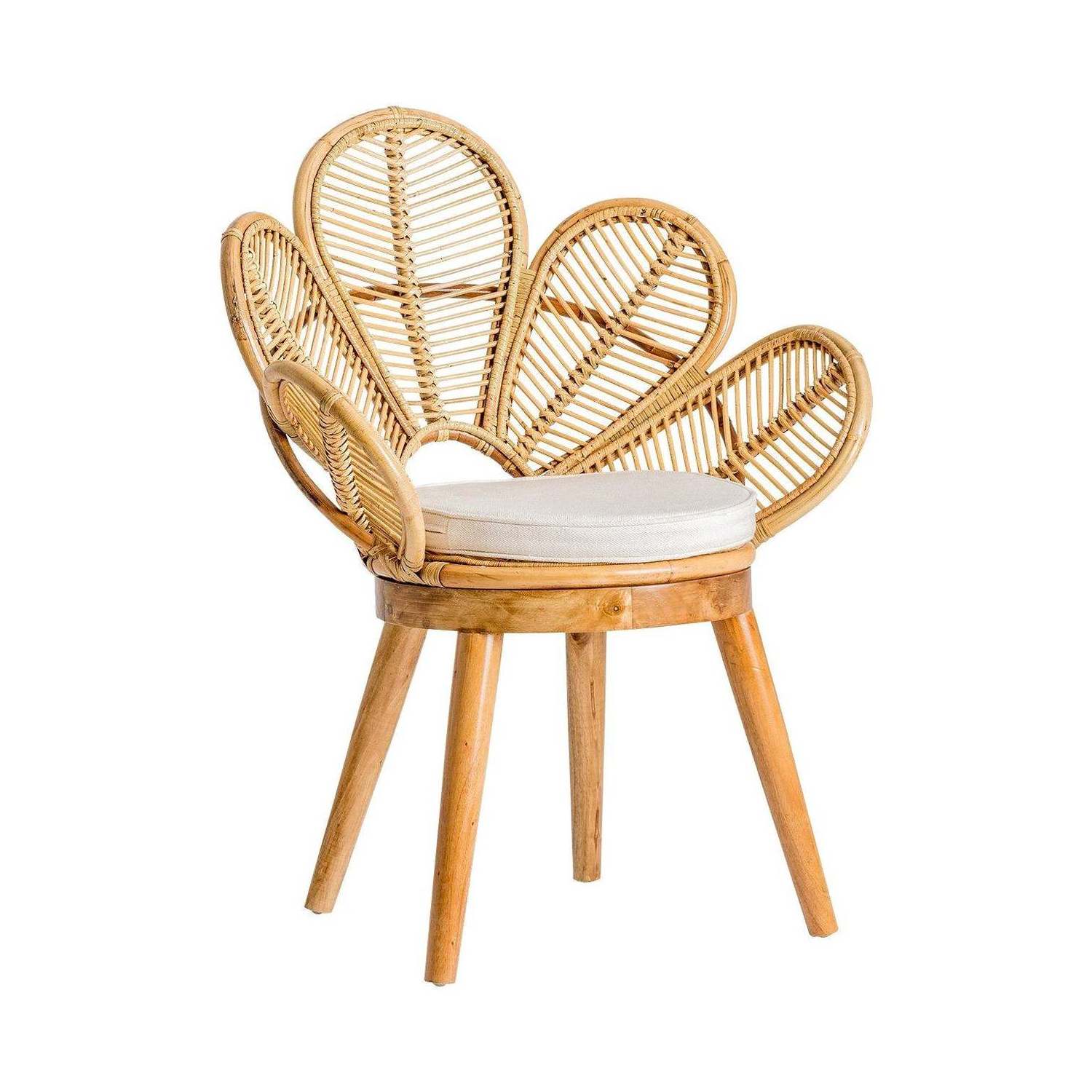 RATTAN PETAL CHAIR OUTDOOR GARDEN FURNITURE FLOWER RATTAN CHAIR (PITA +84 797987481)