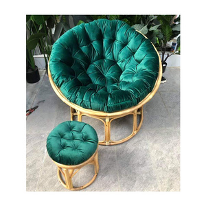 Wholesale Round Rattan Papasan Reclining Chair Frame For Decor Home / Antique Lounge Chair (Kaylin Whatsapp +84817092069)