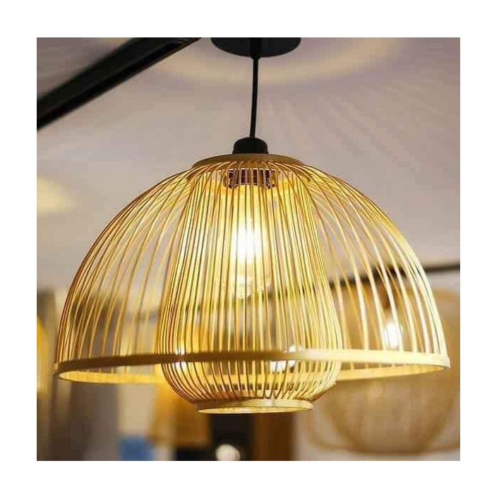 Hot Trend Bamboo Light Lamp Soft And Warm Light Perfect For A Mood Lighting In The Indoor Outdoor Of A House